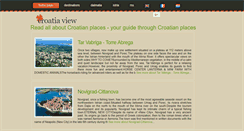 Desktop Screenshot of croatiaview.com