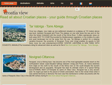 Tablet Screenshot of croatiaview.com